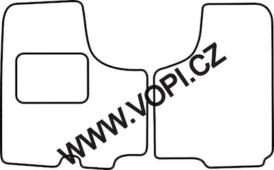 Autokoberce Opel Vivaro přední sada 07/2001 - 08/2014 Royalfit (3427)